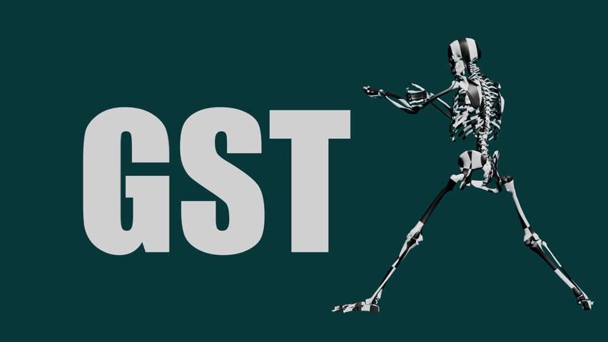 Skeleton GST font shooting - fun .