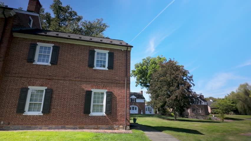 Discover the picturesque gardens at the Museum of the Shenandoah, featuring lush landscapes and stunning architecture on a cloudy day in Winchester Virginia.
