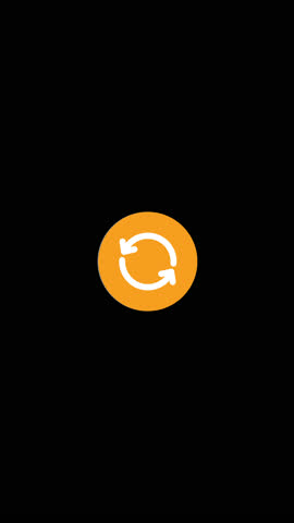 Circular Refresh Reload Sync Icon Animation vertical
