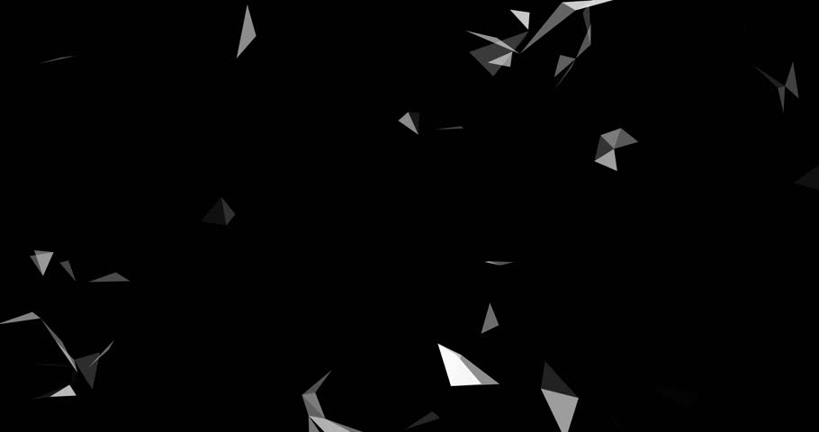 The dynamic digital composition shows a rotating futuristic plexus of intertwined lines, dots and faces. The abstract geometric background is perfect for technology and sci-fi projects.