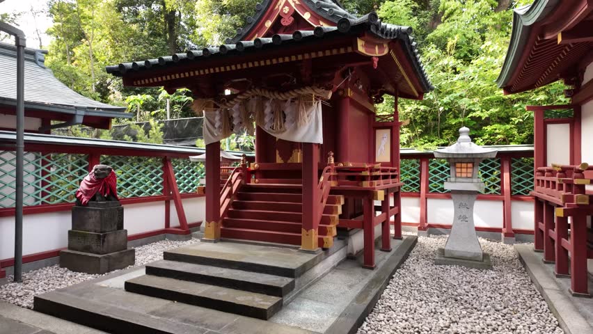 Hie Shrine temple statue Tokyo Japan religious spiritual landmark tourist attraction