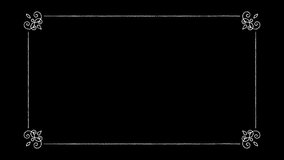 Square frame hand-drawn scribble animation. Pen marker doodle style. Sketched motion element. Loop. Embedded alpha channel - Powered by Shutterstock - Get 15% off with code: PIKWIZARD15