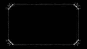 Square frame hand-drawn scribble animation. Pen marker doodle style. Sketched motion element. Loop. Embedded alpha channel - Powered by Shutterstock - Get 15% off with code: PIKWIZARD15