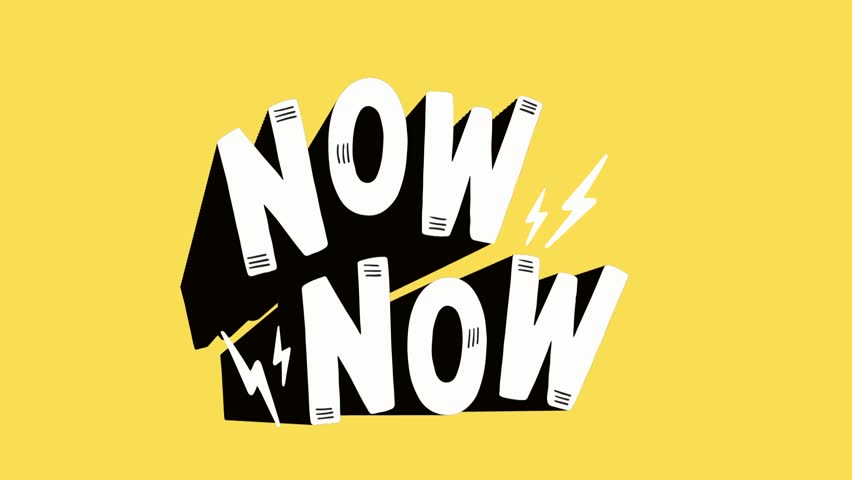 Now Now Deal animated video, exclusive Sale offer text clip,  advertisement offer sale Typography animation, big mega deal Now Video