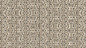 A seamlessly looping animation featuring a kaleidoscopic geometric pattern. The design consists of triangles, hexagons, and rectangles arranged in an intricate, symmetrical fashion - Powered by Shutterstock - Get 15% off with code: PIKWIZARD15