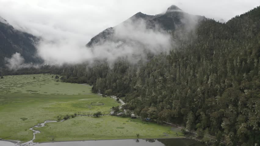 Western Sichuan in 4K Aerial Views of Mountains, Lakes and Clouds