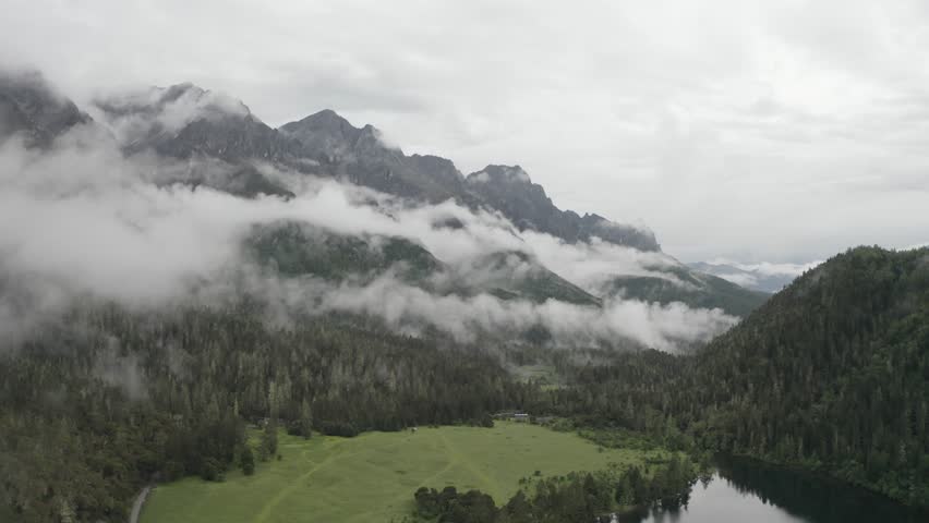 Western Sichuan in 4K Aerial Views of Mountains, Lakes and Clouds