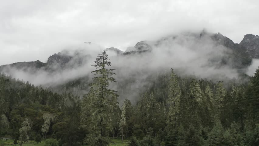 Western Sichuan in 4K Aerial Views of Mountains, Lakes and Clouds