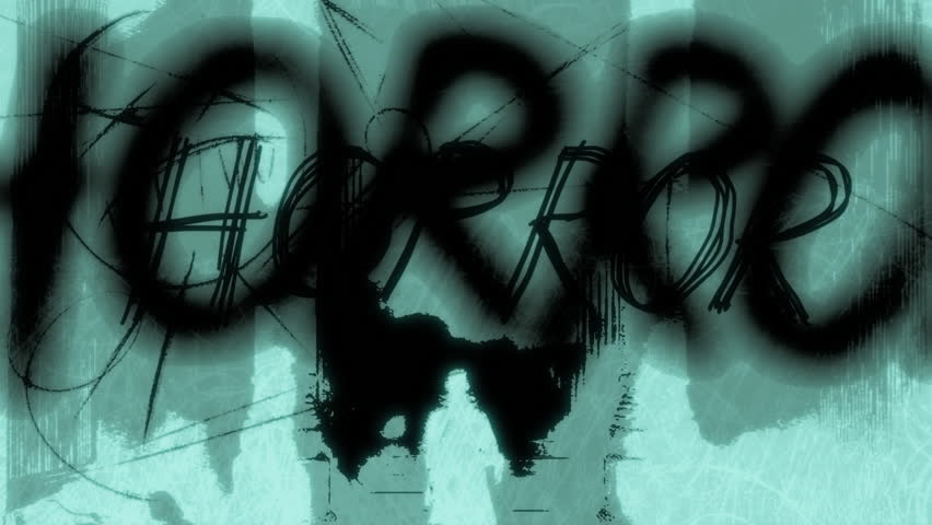 An unsettling horror title animation, featuring the word "HORROR" with glitch and grunge effects. It includes spooky figures and old film scratches, ideal for creating a chilling and mysterious atmosp