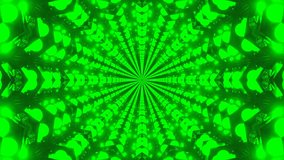 An AI-generated illustration of a glowing green tunnel pattern with symmetrical futuristic lines - Powered by Shutterstock - Get 15% off with code: PIKWIZARD15