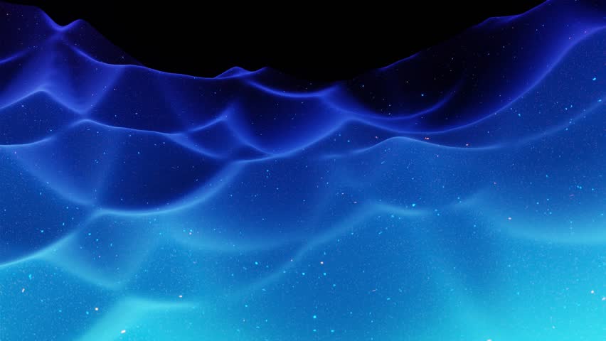 4K Liquid Wax Landscape: Seamless Loop. Explore a surreal landscape with this 4K seamless loop featuring abstract waves that resemble a liquid wax surface. Perfect for creating a dreamy or ethereal