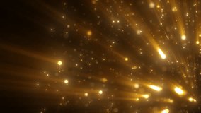 Gold golden glitter lights with sparkling bokeh motion field motion background. - Powered by Shutterstock - Get 15% off with code: PIKWIZARD15