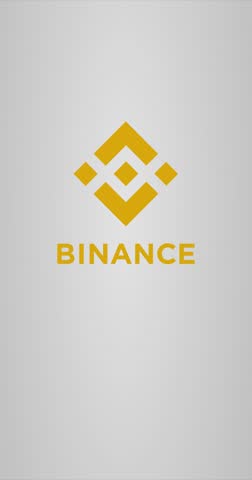 Binance Modern Minimalistic Logo Animation Opener Light Vertical 