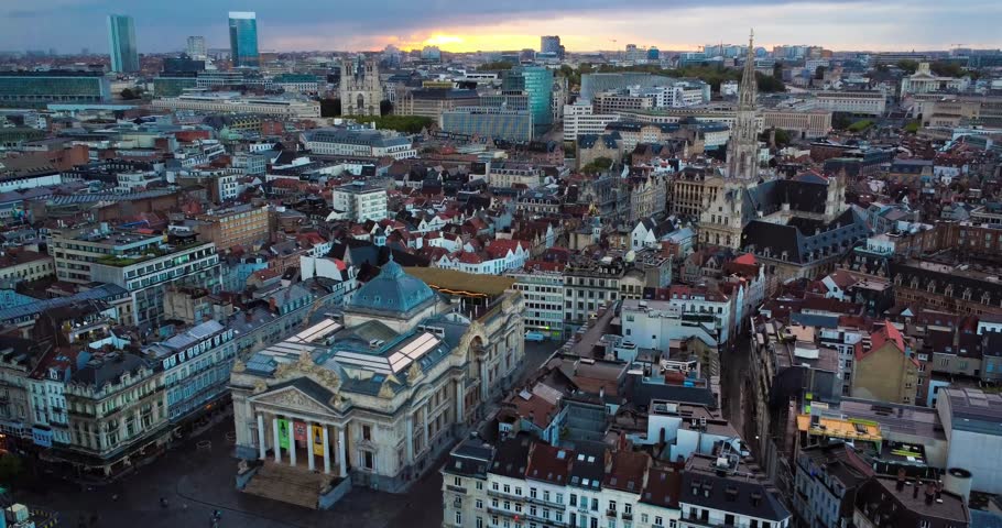 Brussels, Belgium - September 28, 2024 - Cityscape