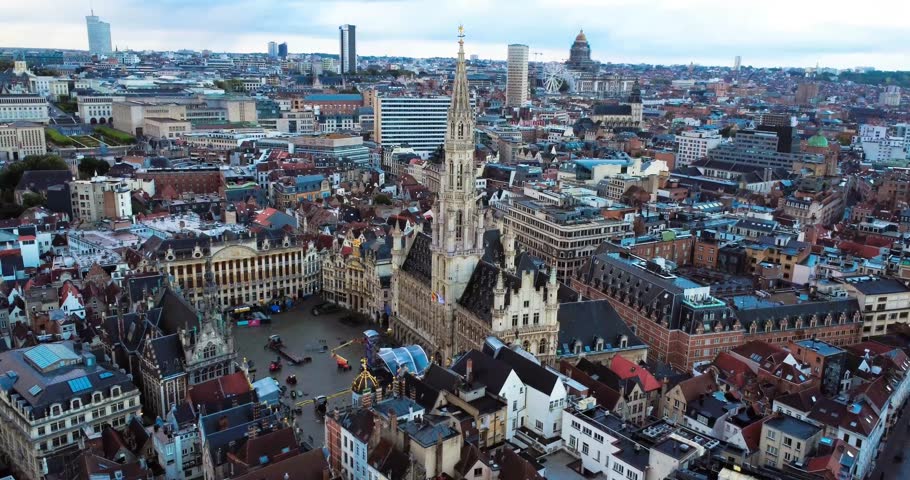 Brussels, Belgium - September 28, 2024 - Cityscape
