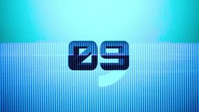 Vibrant digital countdown graphic with glitch effects creates a dynamic futuristic vibe, perfect for intros, streaming, and modern presentations - Powered by Shutterstock - Get 15% off with code: PIKWIZARD15