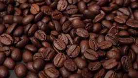 Slow motion coffee beans, brown roasted coffee bean ingredients coffee drinks  - Powered by Shutterstock - Get 15% off with code: PIKWIZARD15