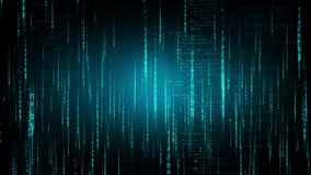 Neon math physics symbol rain with AI code seamless LOOP animated background - Powered by Shutterstock - Get 15% off with code: PIKWIZARD15