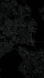 Urban Traffic Flow Map Simulation in Jacksonville, Florida, GPS Smart city route Transportation Portrait - Powered by Shutterstock - Get 15% off with code: PIKWIZARD15