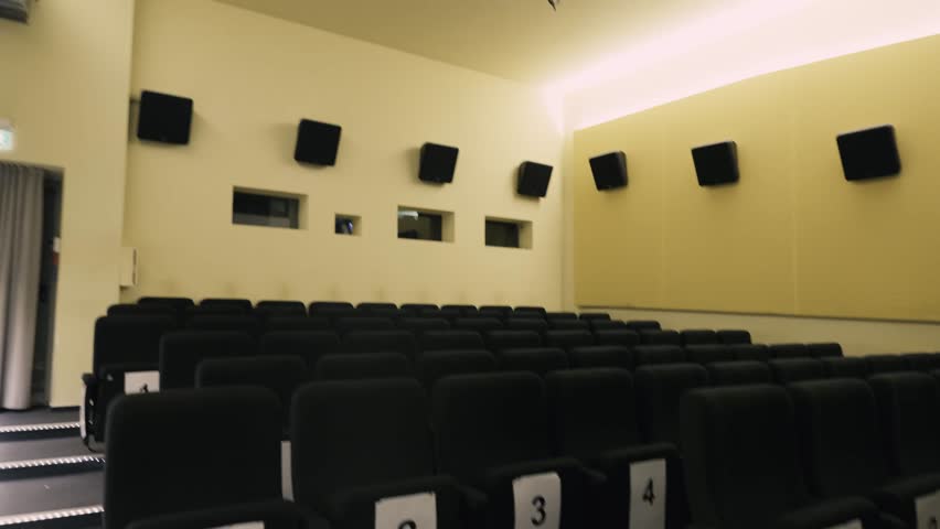 Small Cinema Berlin Germany Inside Screen Seats Babylon Kino