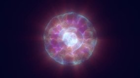 Radiant glowing core of purple energy with electric tendrils and rays - Powered by Shutterstock - Get 15% off with code: PIKWIZARD15