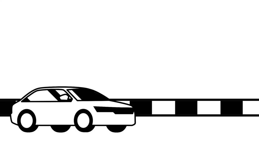 A car starts its motion on a clear path, representing the beginning of new opportunities, adventures, and aspirations after overcoming challenges