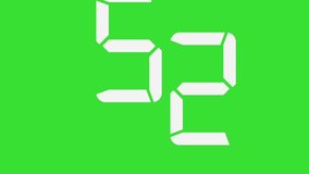 Digital Counter Timer Motion Graphic Green Screen Animation 4K (Countdown) - Powered by Shutterstock - Get 15% off with code: PIKWIZARD15