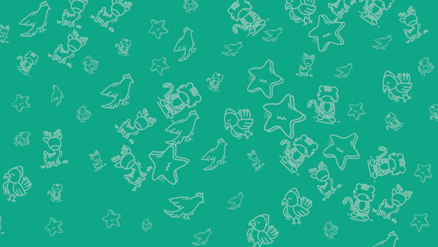 Doodle Animal Seamless owl and star pattern. Perfect for crafts, stationery, textiles, and childrens products. Adorable and versatile design for various projects.