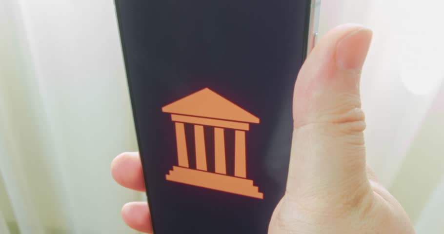 Government or Bank icon, presentation