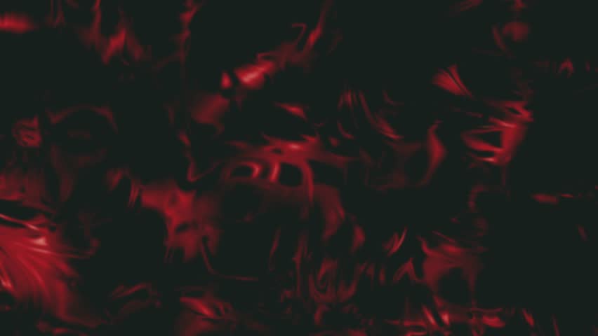 Dark, swirling abstract forms create a moody, atmospheric visual. Fluid reds and blacks blend in a captivating display of depth and motion.