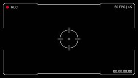 digital recording screen frame hud alpha channel template for camera display. 4k video viewfinder frame template with futuristic hud layout. camera screen overlay with recording frame for cinematic - Powered by Shutterstock - Get 15% off with code: PIKWIZARD15