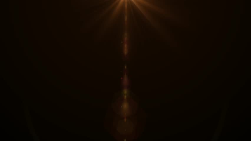 A 10 second loop of abstract light rays emanating from a center light source over a starry backgroud