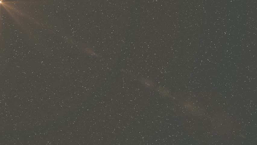 A 10 second loop of abstract light rays emanating from a center light source over a starry backgroud