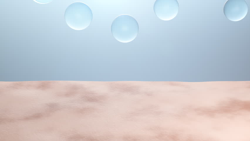 Cosmetic serum, oil drops on dull skin cells to remove dirt and repair skin, moisturizer, collagen serum.