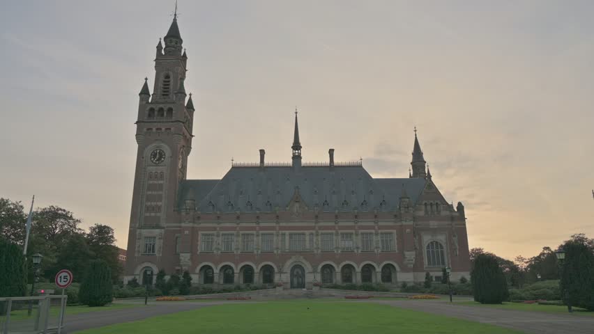The Peace Palace in The Hague (Netherlands)