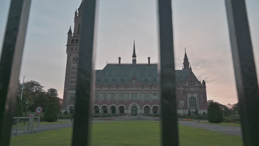 The Peace Palace in The Hague (Netherlands)