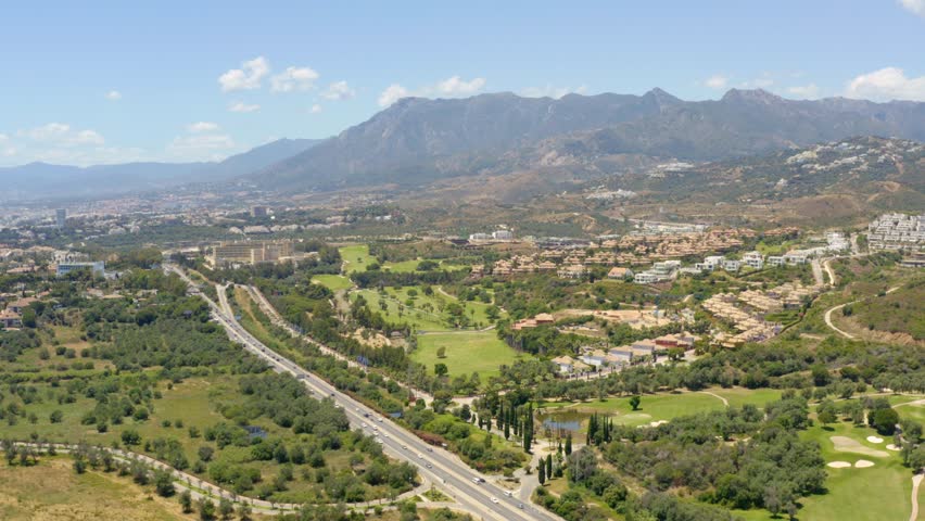 Scenic views of malaga: nature and landscape in southern spain