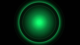 A vibrant, luminous emerald green oval shape dominates the dark frame. A bright, concentrated light source emanates from its core, casting a soft glow and creating a sense of depth and mystery. - Powered by Shutterstock - Get 15% off with code: PIKWIZARD15