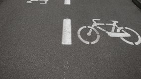 Bicycle lane along the streets of Rome in urban Italy cityscape - Powered by Shutterstock - Get 15% off with code: PIKWIZARD15