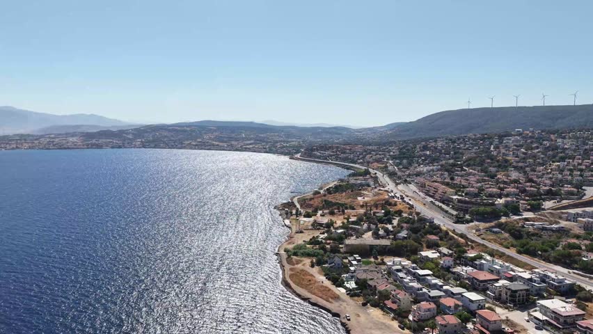 Aerial view of beautiful landscape