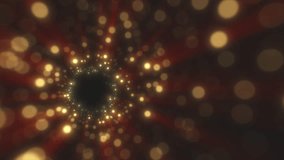Shimmering golden tunnel of glowing light particles forming a radiant abstract vortex - Powered by Shutterstock - Get 15% off with code: PIKWIZARD15