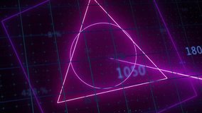 Green line graph and percentage data over circular grid animation 4k - Powered by Shutterstock - Get 15% off with code: PIKWIZARD15