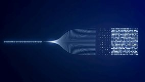 Data-driven AI and analytics concept featuring neural networks, machine learning, and flowing big data streams, symbolizing innovation and predictive business systems.. - Powered by Shutterstock - Get 15% off with code: PIKWIZARD15