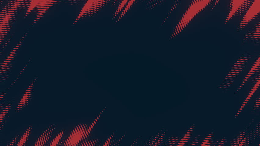 Abstract halftone fluid motion frame. Scratched pop art wavy dynamic dotted flames.