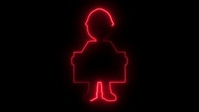 Glowing neon line colors construction worker holding blank sign with safety gear professional builder holding blueprint or sign
 - Powered by Shutterstock - Get 15% off with code: PIKWIZARD15