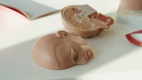 A detailed close-up of a human figure’s head, highlighting facial features, expression, and texture with realistic detail.
 - Powered by Shutterstock - Get 15% off with code: PIKWIZARD15