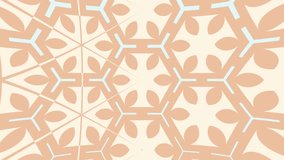 Elegant flat mandala kaleidoscope — abstract hexagonal pattern forming a continuous animated background with subtle depth and visual harmony for website headers - Powered by Shutterstock - Get 15% off with code: PIKWIZARD15