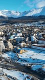 Patagonia Town At Ushuaia In Fin Del Mundo Argentina. Nature Landscape. Travel Background. Fin Del Mundo Argentina. Downtown Cityscape. Patagonia Town At Ushuaia In Fin Del Mundo Argentina. - Powered by Shutterstock - Get 15% off with code: PIKWIZARD15