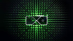 3D render of a powerful graphics card at the center of a grid, emitting intense, concentric waves of green light. Represents calculation power, data processing, energy transfer, and technological adva - Powered by Shutterstock - Get 15% off with code: PIKWIZARD15