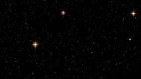 Upon cosmic sparkles appearing, glowing ring fading triangle and rotating dashes for looping reveal. Cosmic, futurism, animation, digitalart, space, abstract, neon - Powered by Shutterstock - Get 15% off with code: PIKWIZARD15